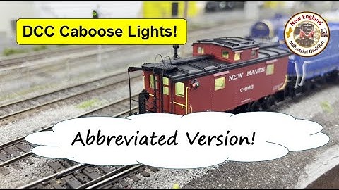 Quick How-To Video on Lighting an HO Caboose