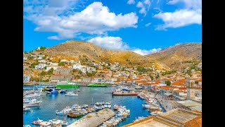 [4K] Hydra Walking Tour - Experience What it's Like To Live In This Unique Island #GREECE