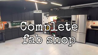 Home fabrication shop tour