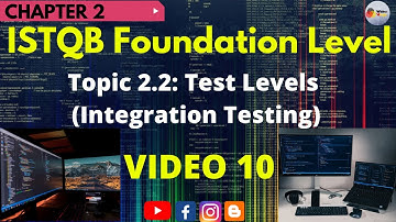 ISTQB Foundation Level|CH#2: Testing Throughout SDLC |Topic 2.2: Test Levels (Integration)|Video 10|