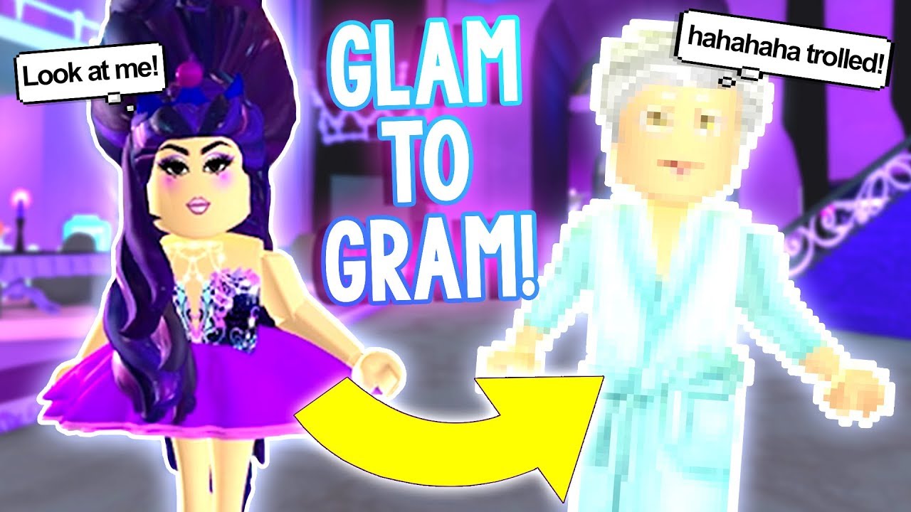 Trolling People With Our Glam To Gram Prank Roblox Royale High - troll funny roblox avatar ideas