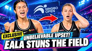 🚨 UNBELIEVABLE SHOWDOWN! Alex Eala vs Diana Shnaider at Ningbo Open — Fans STUNNED!