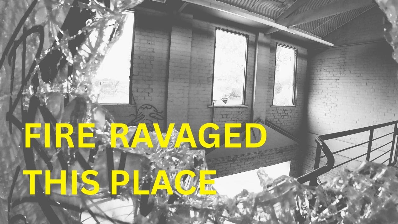 Abandoned Office and Warehouse Next to a Melbourne Train Line