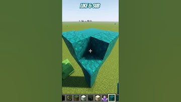 Minecraft Warped Wart Block illusion - Gamers Terminal #shorts