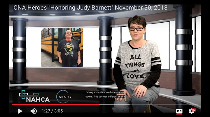 CNA Heroes "Honoring Judy Barnett" November 30, 2018