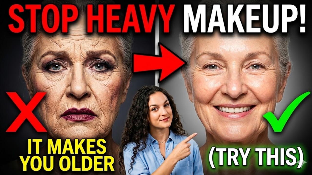Stop Using Heavy Makeup! It Makes You Look Older (Try This)