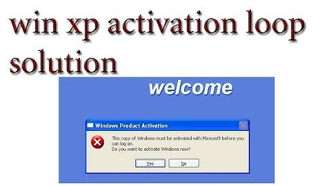 How to solve Windows XP Activation Loop (Urud/ Hindi)