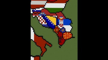 Small Scale Balkans #flags #minecraft #mapper #balkan