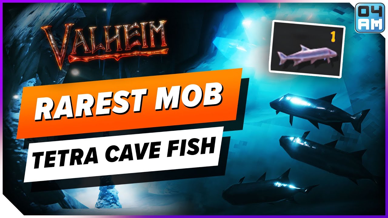 I Found The RAREST Creature In Valheim - NEW Tetra Fish Frost Cave Fishing  Story 