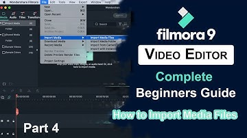 FILMORA 9 TUTORIAL, How to Import or Record Media Files from Your Phone, Camera&PC//-Part 4