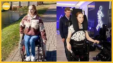 Paralyzed woman walks again thanks to new technology