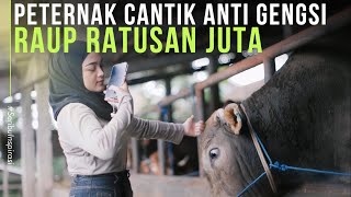 Peternak Cantik 20 Tahun, Sukses Ternak Sapi Miliki Omset Ratusan Juta