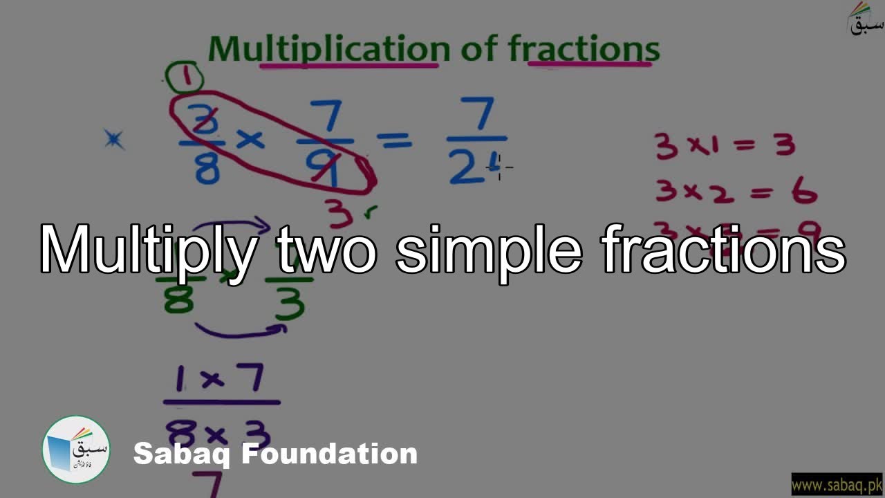 multiply-two-simple-fractions-math-lecture-sabaq-pk-youtube