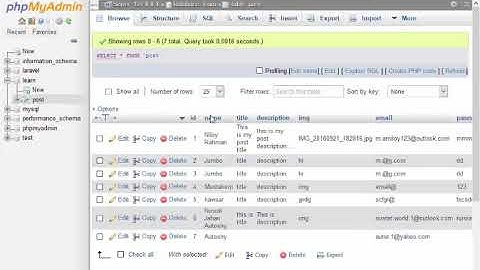 18(PHP Basic Tutorials) Update and Delete (Query) from database.