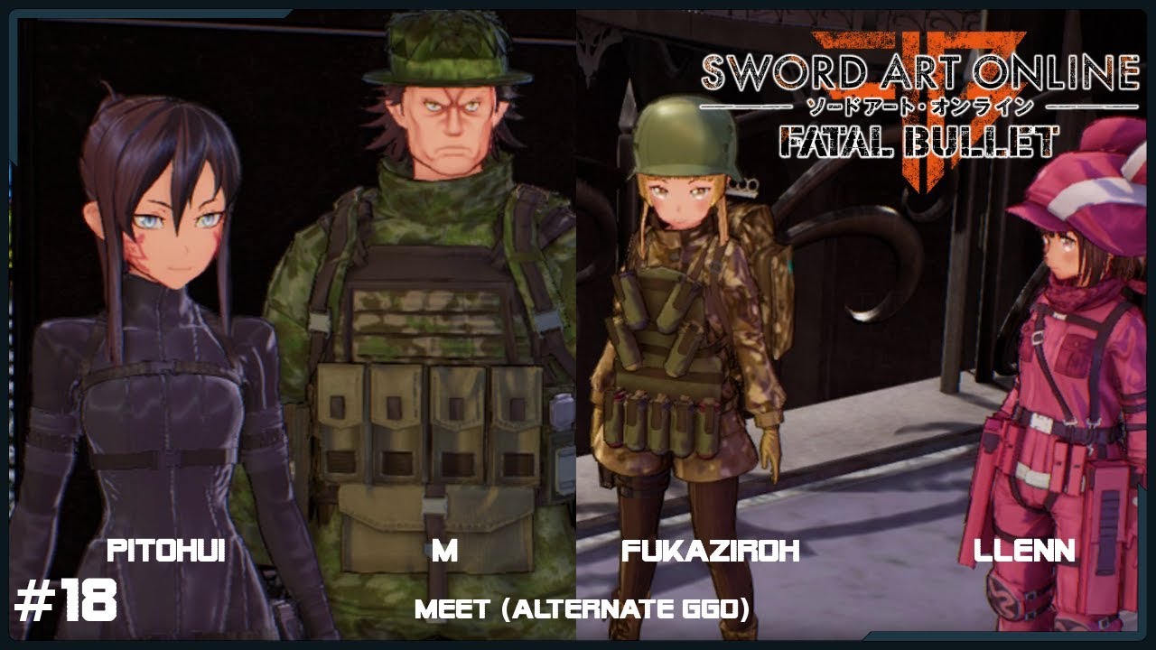 Sword Art Online Alternative Gun Gale Online - Fukajirou, Pitohui, Lle -  Solaris Japan