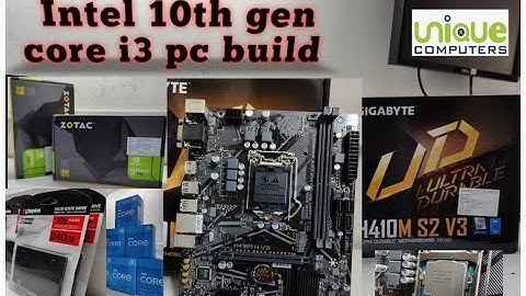 Pc Build In 2021 With | Core i3 10th Gen | GIGABYTE H410M-H