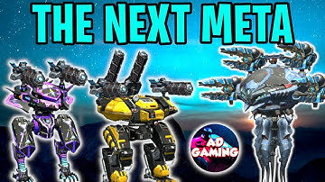 [WR] 💥 New Strong Heavy Machine Gun NUCLEON Different Builds | War Robots Test Server Gameplay