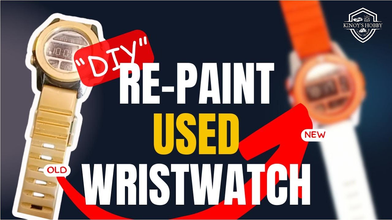 [DIY] Re-Paint Jam Tangan Lama Tema Kemerdekaan | My Unusual Project