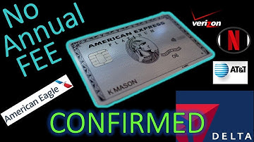 American Express Platinum Card NEW Retention Offers: NO Annual Fee