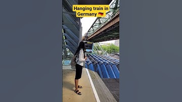 Thumbnail of hanging train in Germany 🇩🇪 #trains #germany #lifeingermany #europe #transportation