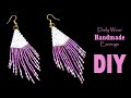 Super Easy Paracord Lanyard Earring | How to make a Paracord Earrings Handmade DIY Tutorial #1