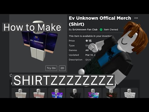 How To Make A Shirt In Roblox 2020 Ipad