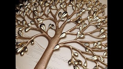 Tranh nổi 3D cây sinh lộc - tranh nhựa composite nổi đẹp - tranh treo tường nổi 3D hiện đại