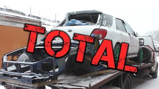 Оживление мощной Subaru после сильной аварии Body Repair