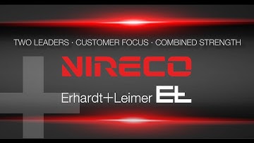 Erhardt+Leimer and Nireco join forces