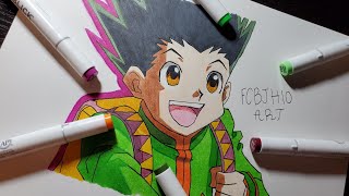 How to Draw Gon Freecs from Hunter X Hunter