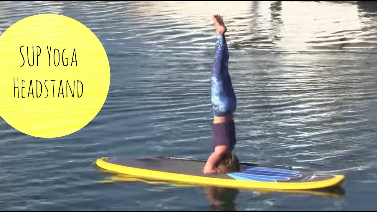 How to Headstand on Paddle Board - YouTube