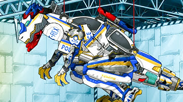REPAIR DINO ROBOT #03: T-REX COPS - DINO ROBOT CORPS - HI DINO 230507