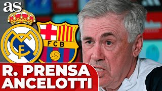 REAL MADRID - FC BARCELONA | ANCELOTTI, rueda de prensa PREVIA