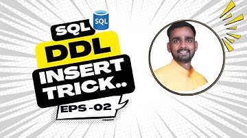 SQL DDL- Insert Command | DDL, DML, DCL, TCL & Constraints | SQL Tutorial Hindi