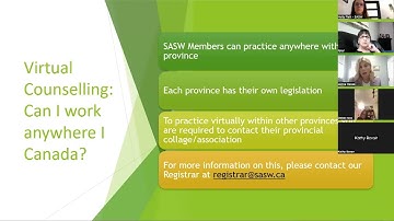 SASW Speaker Series: Private Practice - Common Questions, Misconceptions, and Clarity June 19, 2024