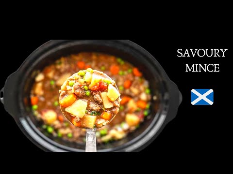Slow Cooker Savoury Mince | Crockpot Minced beef & potato recipe :)