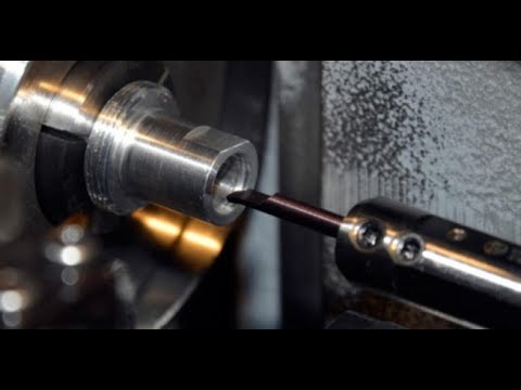 Lathe Machine operation Boring ,Turning and Facing - YouTube