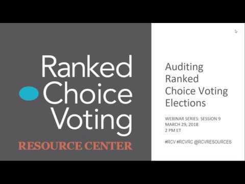 Auditing Ranked Choice Voting - YouTube