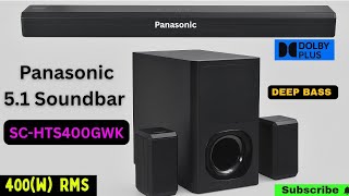 PANASONIC SC-HTS400GWK 400W 5.1Ch Dolby Digital Plus Soundbar Unboxing PANASONIC SC-HTS400GWK 400W 5.1Ch Dolby Digital Plus Soundbar Unboxing