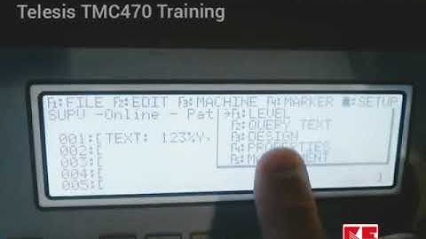 Telesis Controller TMC470 Training