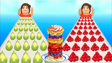 Pancake run | All levels gameplay android, IOS