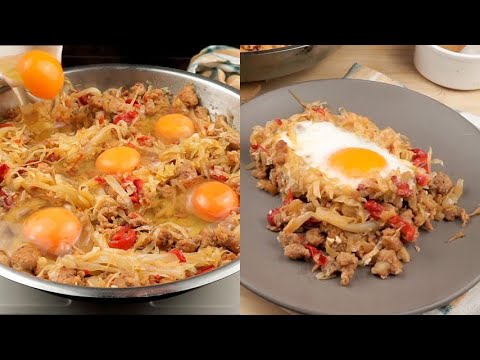 video Sausage and cabbage in a pan you will fall in love with this recipe , Worldwide Recipes Sausage and cabbage in a pan you will fall in love with this recipe