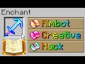 Minecraft but there are custom enchants