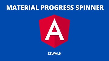 Angular Material Progress Spinner tutorial | Angular Material 12 [2021]
