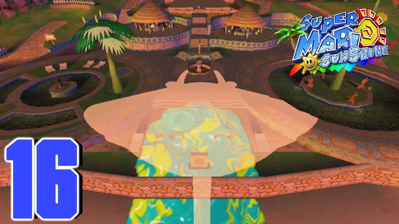 Mario Manta Rasy Super Mario Sunshine - 16 - Shines, Blue Coins, Yoshis and Manta Rays ...
