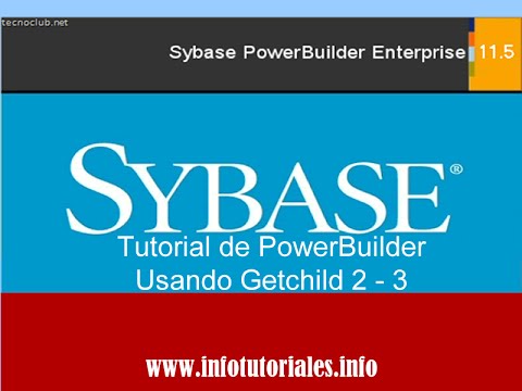 Tutorial de PowerBuilder: usando getchild en datawindow 2 - 3