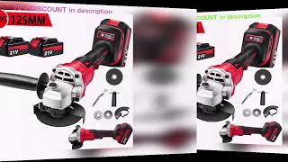 A must-have product! 125MM Brushless Electric Angle Grinder Variable Speed Grinder Cutting Machine