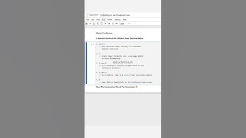 Master Confluence: 5 Essential Shortcuts for Efficient Team Documentation #Confluence #Documentation