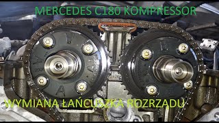 Mercedes C180 Kompressor Wymiana rozrządu. #timing_chain_replacement #wymiana_łańcuszka_rozrządu