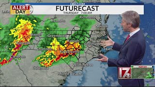 Wes Hohenstein's Thursday morning weather forecast
